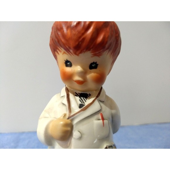 Goebel Charlot Byj‎ REDHEAD Doctor TROUBLE SHOOTER Figurine #67 TMK4 Germany VTG - Picture 2 of 15